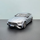 Norev Mercedes-Benz AMG GT63 4MATIC 2021 Silver 1:18 Diecast Model Car - detailed collector display model