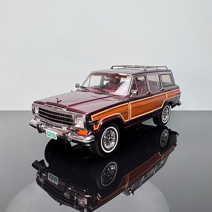 DD Model Jeep Wagoneer 1963 Metallic Red 1:18 Diecast Model Car - collectible scale model car