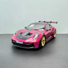 Norev Porsche 911 GT3 RS Rose Red 1:18 Diecast Model Car - detailed collector display model