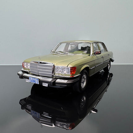 Norev Mercedes-Benz 450SEL Light Green 1:18 Diecast Model Car - collectible scale model car