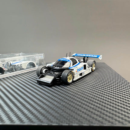 Motorhelix Mazda 787B #56 1991 Blue White 1:64 Diecast Model Car - premium collector scale model