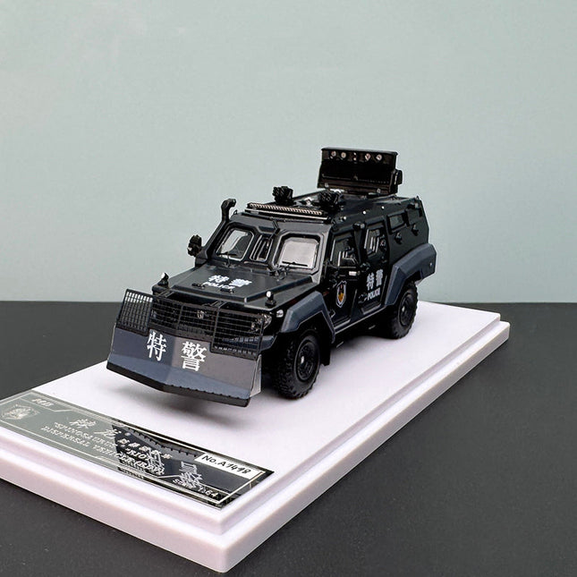 MB Spinosaurus Explosion-Proof Special Police 1:64 Diecast Model Car - detailed collector display model