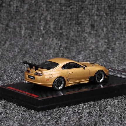 Ignition Model Toyota Supra JZA80 RZ Gold 1:64 Diecast Model Car - scale model for display