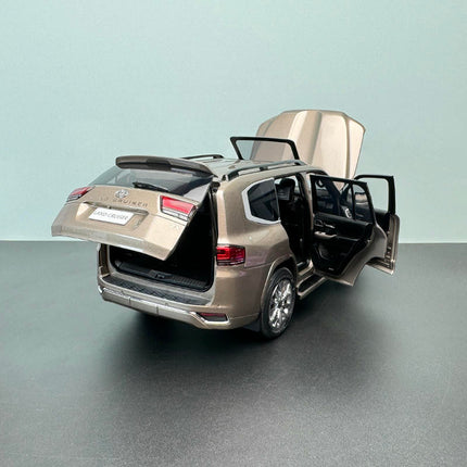 LCD Model Toyota Land Cruiser LC300 ZX Gold 1:18 Diecast Model Car - premium collector scale model