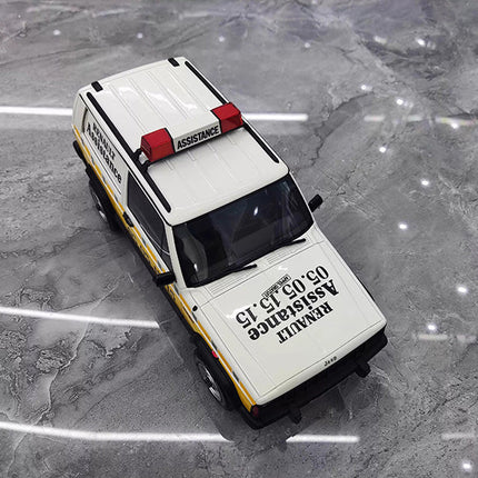 Otto Jeep Police Edition 1:18 Resin Model Car - studio product photo of the scale model