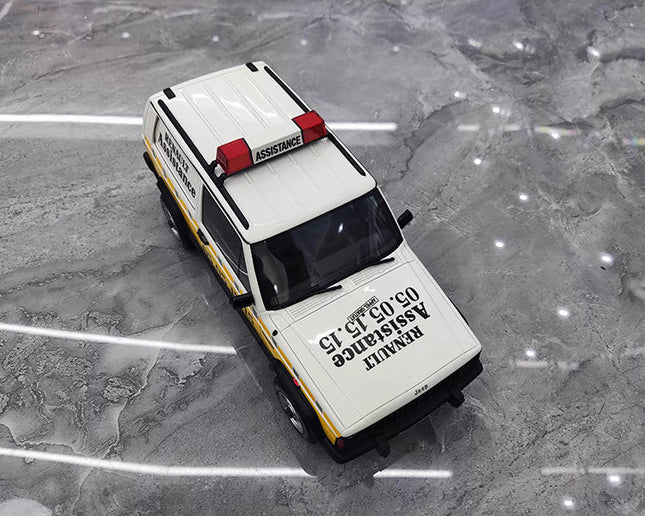 Otto Jeep Police Edition 1:18 Resin Model Car - studio product photo of the scale model