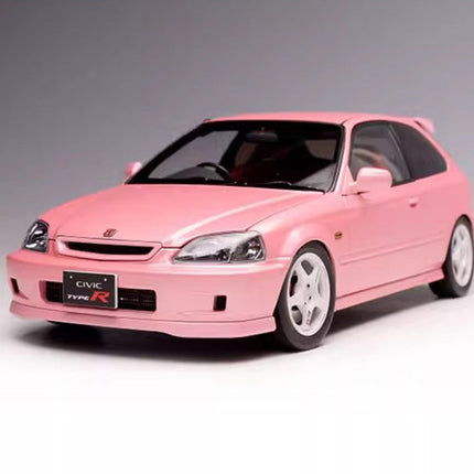 MH Honda Civic EK9 Purple 1:18 Diecast Model Car - collector edition scale model