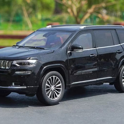 YX Car Model Jeep Grand Commander Blue 1:18 Diecast Model Car - showroom-quality model replica