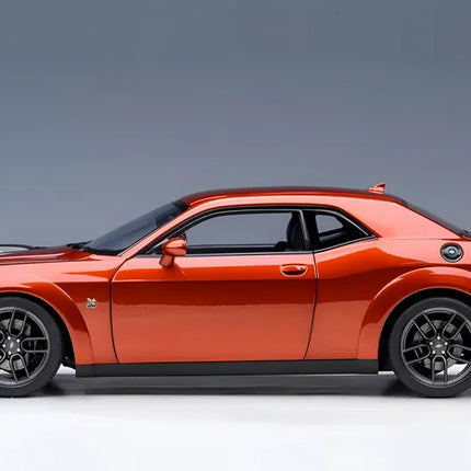 AutoArt Dodge Challenger R/T Widebody Orange 1:18 Diecast Model Car - premium collector scale model