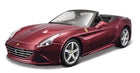 1:18 scale red convertible Ferrari diecast model car with detailed interior