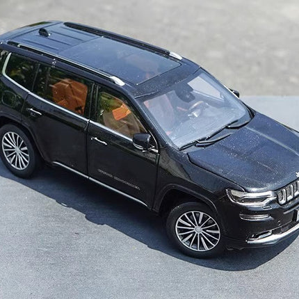 YX Car Model Jeep Grand Commander Blue 1:18 Diecast Model Car - collector-grade scale model