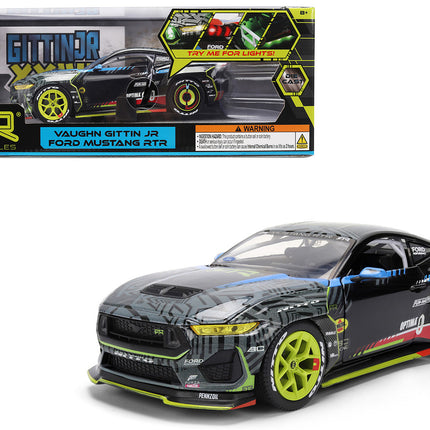 Ford Mustang RTR #25 Vaughn Gittin Jr. "Formula Drift PRO Championship" (2025) with Lights "RTR Vehicles" Series 1/24 Diecast Model Car by Jada
