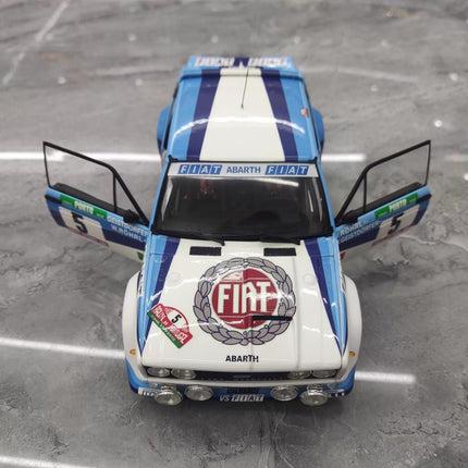 Kyosho Fiat 131 No. 5 Rally Livery 1:18 Diecast Model Car - scale model collectible piece
