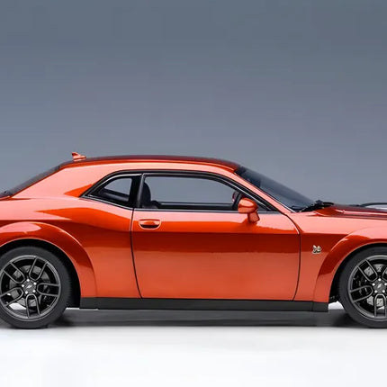 AutoArt Dodge Challenger R/T Widebody Orange 1:18 Diecast Model Car - scale model for display