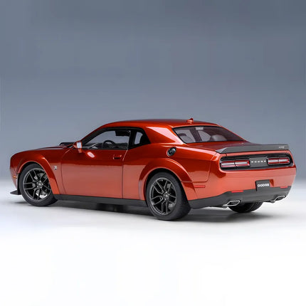 AutoArt Dodge Challenger R/T Widebody Orange 1:18 Diecast Model Car - collectible scale model car