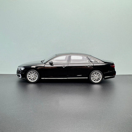 Norev Audi A8L 2017 Black 1:18 Diecast Model Car - collectible scale model car