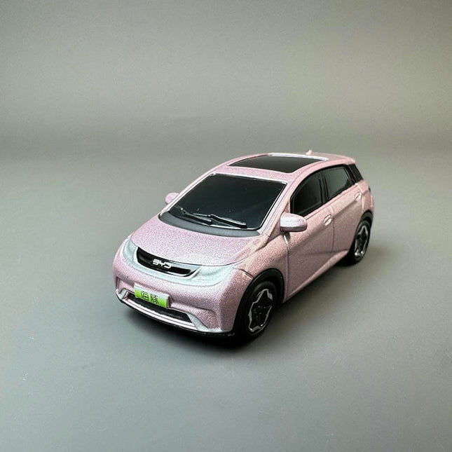 YX Car Model BYD Dolphin 1:64 Diecast Model Car - detailed collector display model