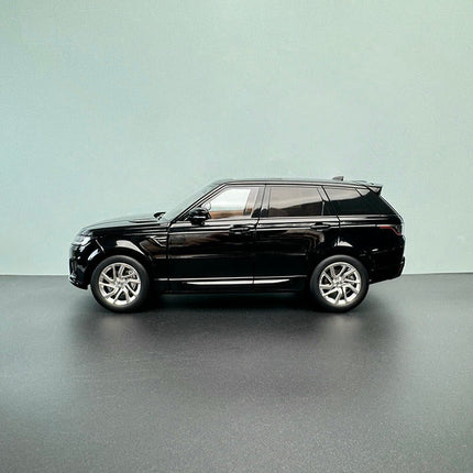 Whelart Land Rover Range Rover Sport Black 1:18 Diecast Model Car - collectible scale model car