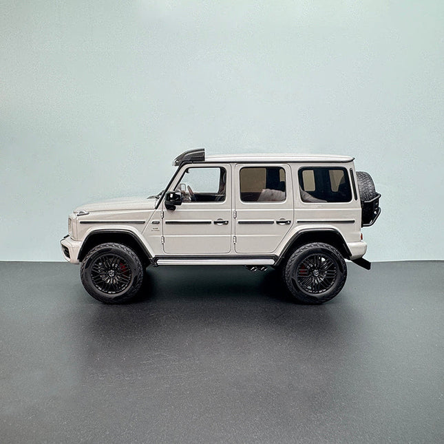 Almost Real Mercedes-Benz G63 4x4 Grey 1:18 Diecast Model Car - studio product photo of the scale model