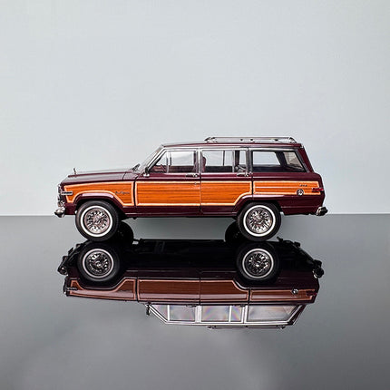 DD Model Jeep Wagoneer 1963 Metallic Red 1:18 Diecast Model Car - fine detailed model replica