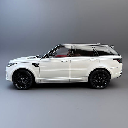 Whelart Land Rover Range Rover Sport White 1:18 Diecast Model Car - fine detailed model replica