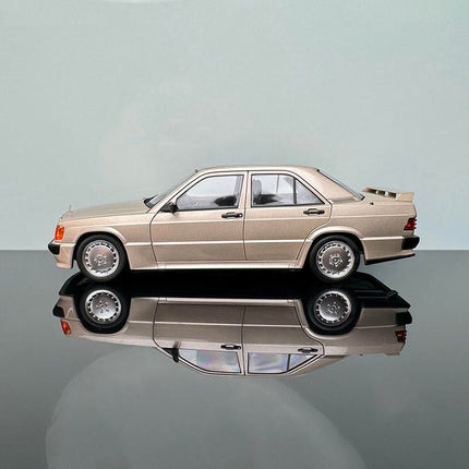 Norev Mercedes-Benz 190E 2.3-16 1984 Gold 1:18 Diecast Model Car - collectible scale model car