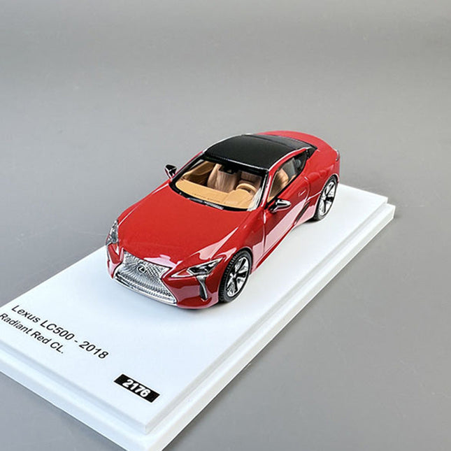 Almost Real Lexus LC500 Red 2018 1:64 Diecast Model Car - detailed collector display model