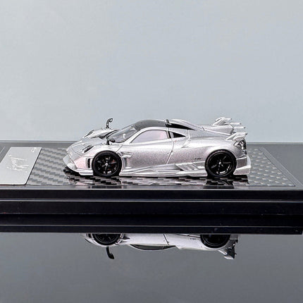 LCD Model Pagani Imola Silver 1:64 Diecast Model Car - collectible scale model car