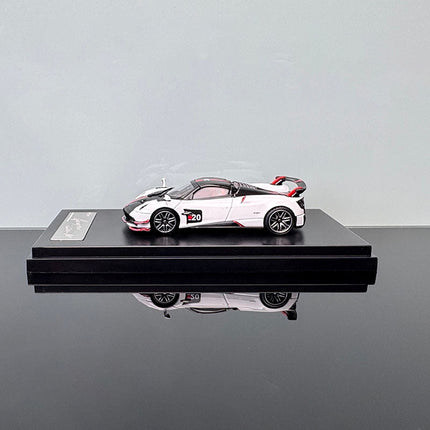 LCD Model Pagani Huayra BC Convertible 1:64 Diecast Model Car - studio product photo of the scale model