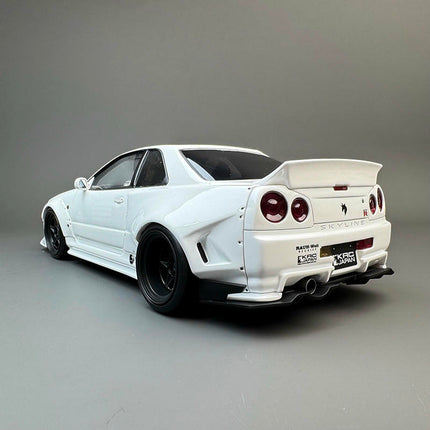 Otto Nissan GT-R R34 KRC 1:18 Resin Model Car - collectible scale model car