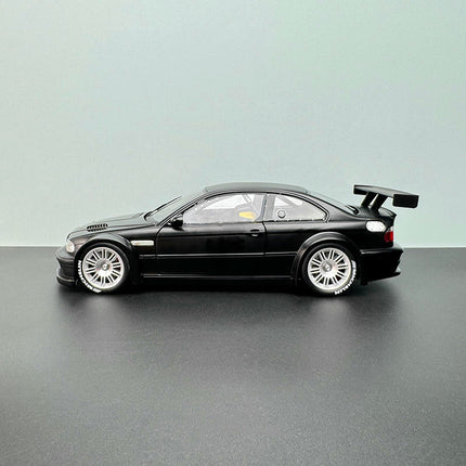DCM BMW M3 GTR E46 Black Warrior 1:18 Diecast Model Car - collectible scale model car
