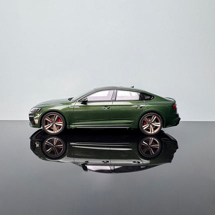 GT Spirit Audi RS5 (B9) Sportback Sonoma Green 1:18 Diecast Model Car - collectible scale model car