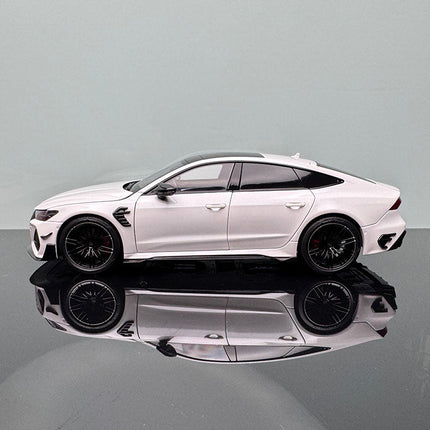 KengFai Audi RS7 ABT Modified Version White 1:18 Diecast Model Car - studio product photo of the scale model