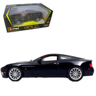 Bburago 2002 Aston Martin V12 Vanquish 1:18 Diecast Model Car Black - detailed collector display model
