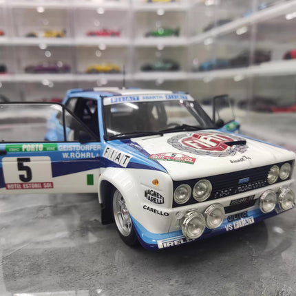 Kyosho Fiat 131 No. 5 Rally Livery 1:18 Diecast Model Car - collector edition scale model