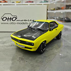 Otto Opel Manta GSE Yellow Black Hood 1:18 Resin Model Car - detailed collector display model