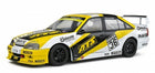 1:18 scale diecast racing car model, yellow, black and white livery, ATS and Bosch logos