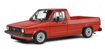 Red diecast pickup truck model car, 1:18 scale, detailed classic design