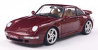 1:18 scale diecast model Porsche 911 Turbo, red exterior, detailed interior, sports car