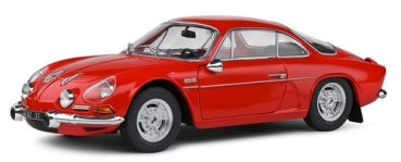 Red classic diecast model car coupe with chrome details, 1:18 scale collectible toy