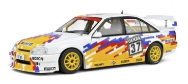 1:18 scale diecast model car with colorful racing livery, number 37, yellow wheels