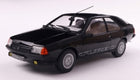 1:18 scale diecast model of black Renault Turbo coupe with detailed wheels and headlights