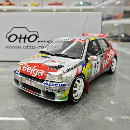 Otto Renault Clio Maxi Kit No.17 Livery 1:18 Resin Model Car - detailed collector display model