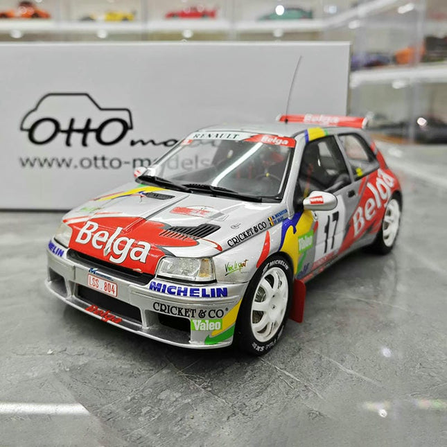 Otto Renault Clio Maxi Kit No.17 Livery 1:18 Resin Model Car - detailed collector display model