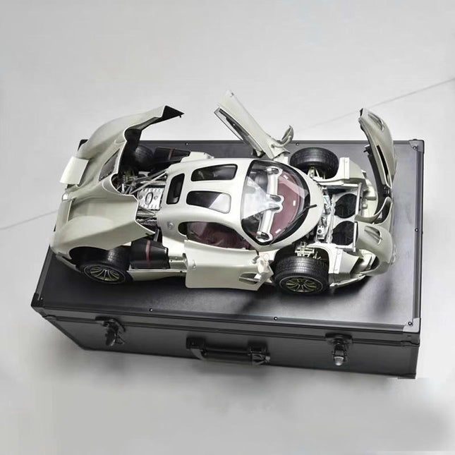Pocher Pagani Utopia Assembly Kit HK120F 1:8 Diecast Model Car - studio product photo of the scale model