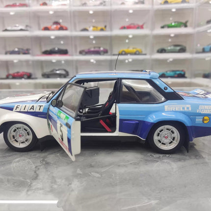 Kyosho Fiat 131 No. 5 Rally Livery 1:18 Diecast Model Car - collector display piece