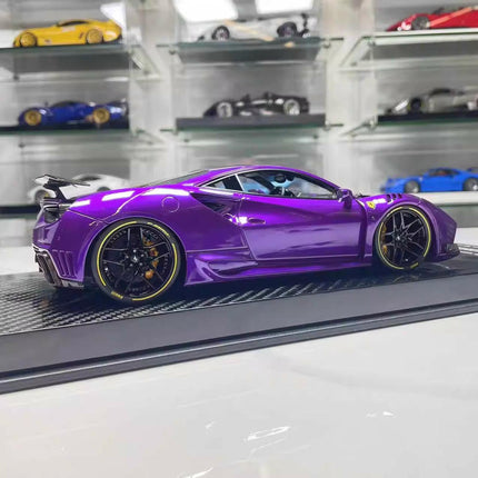 CE Ferrari 488GTB N-Largo 1:18 Resin Model Car - fine detailed model replica