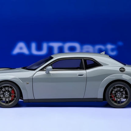AutoArt Dodge Challenger R/T wide body Grey 1:18 Diecast Model Car - premium collector scale model