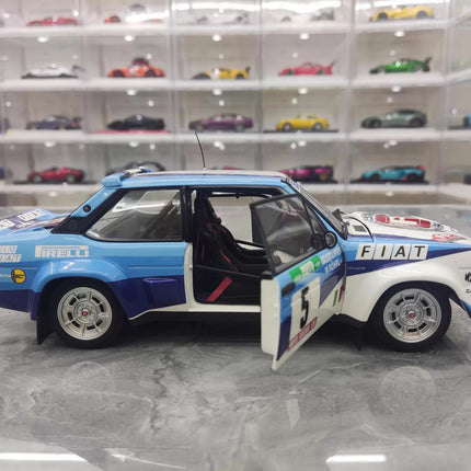 Kyosho Fiat 131 No. 5 Rally Livery 1:18 Diecast Model Car - detailed model car replica