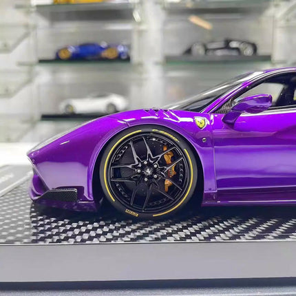 CE Ferrari 488GTB N-Largo 1:18 Resin Model Car - premium collector scale model